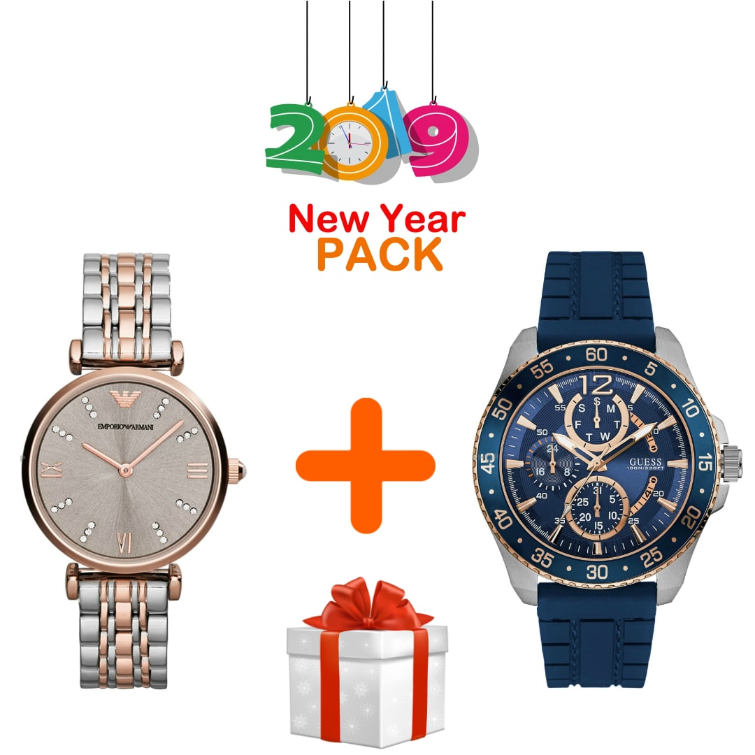 New Year Pack Montres AR1840 + W0798G2