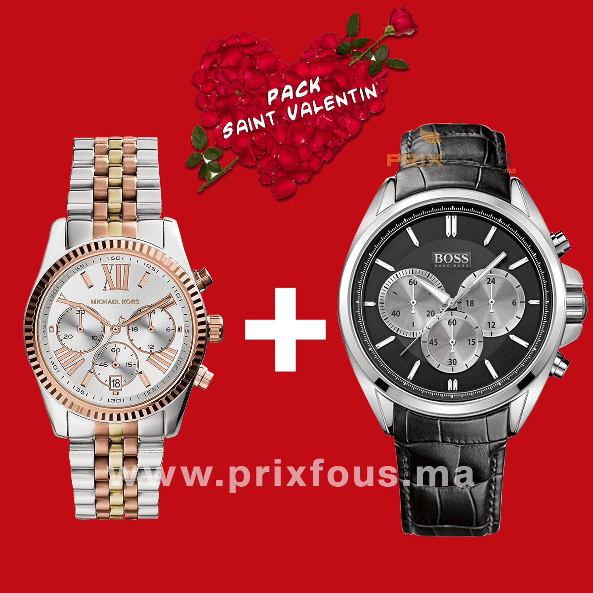 Pack Montres Saint Valentin MK5735 + 1512879