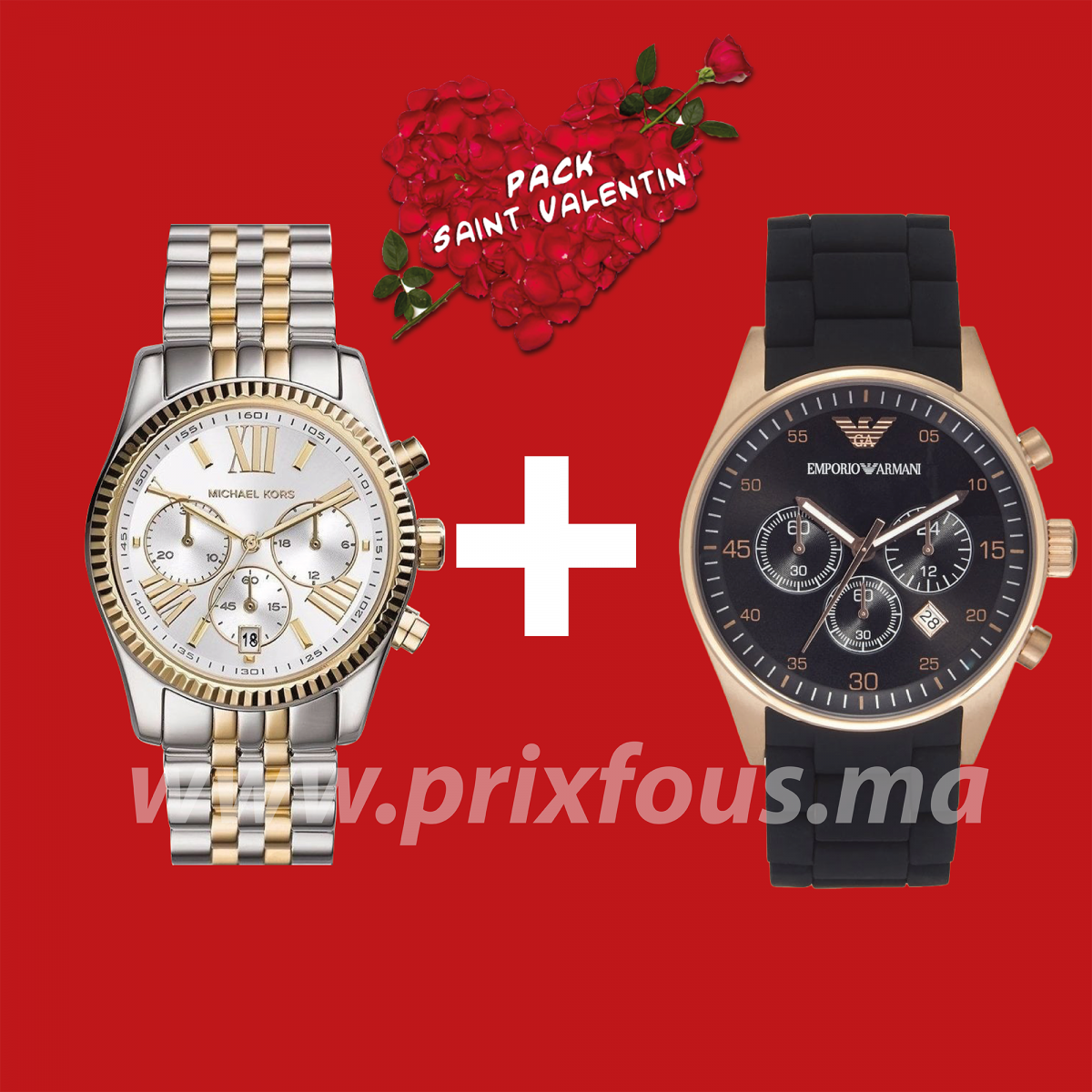 Pack Montres Valentine MK5955 + AR5905