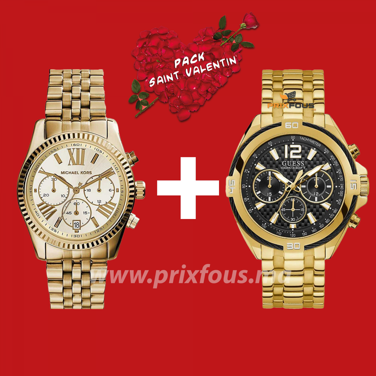 Pack Montres Valentine MK5556 + W1258G2