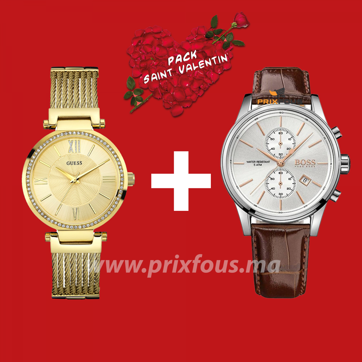 Pack Montres Valentine  W0638L2 + 1513280