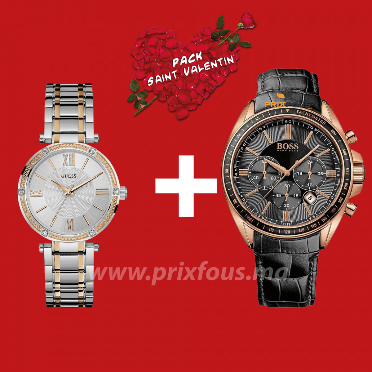 Pack Montres Valentine W0636L1 + 1513092