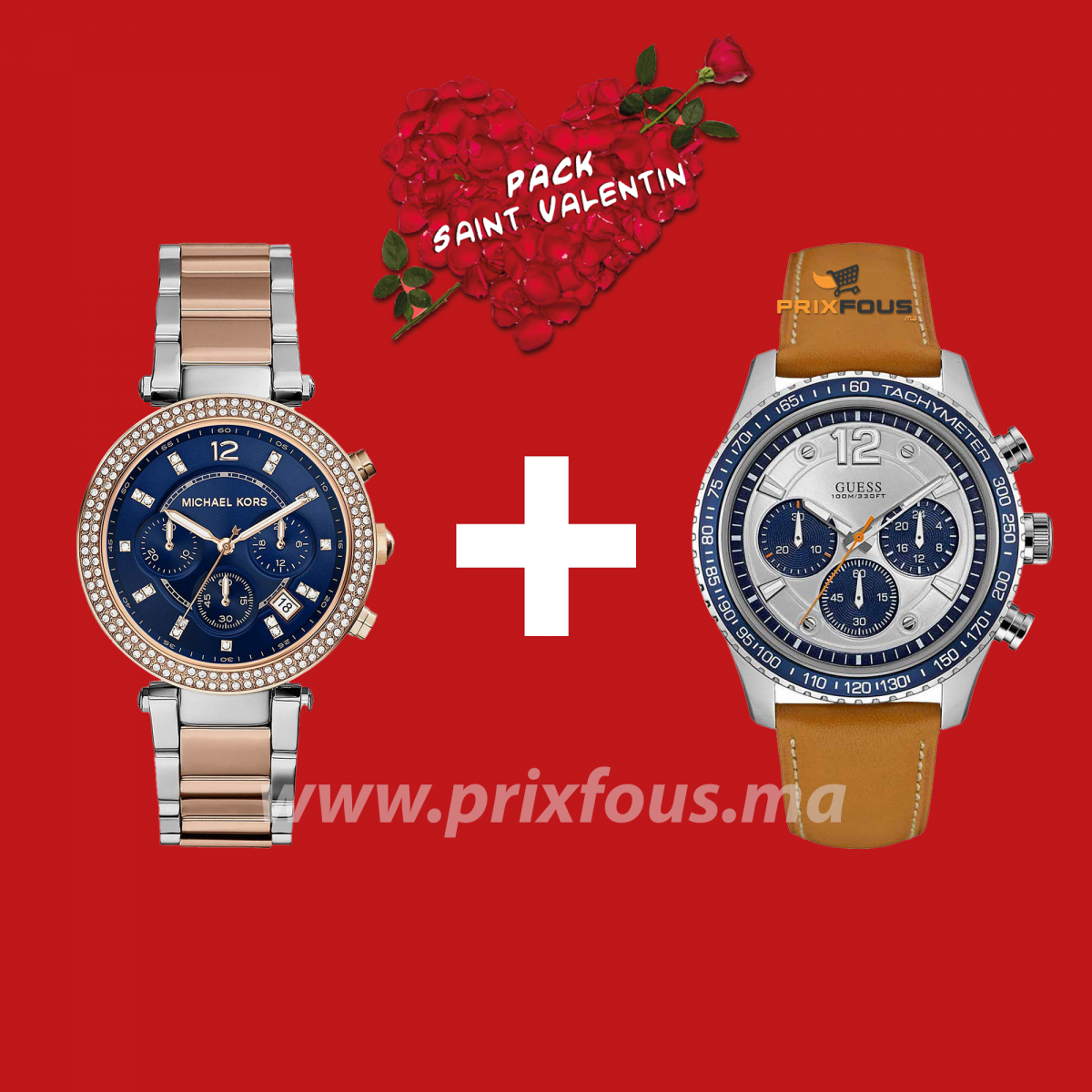 Pack Montres Valentine MK6141 + W0970G1