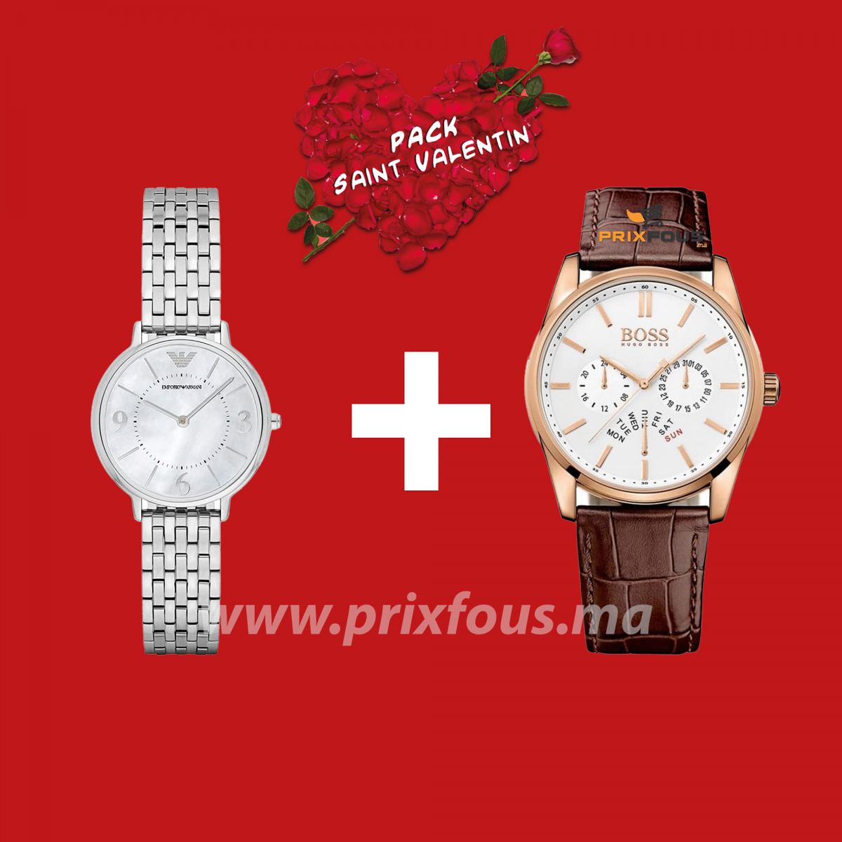 Pack Montres Valentine AR2507 + 1513125