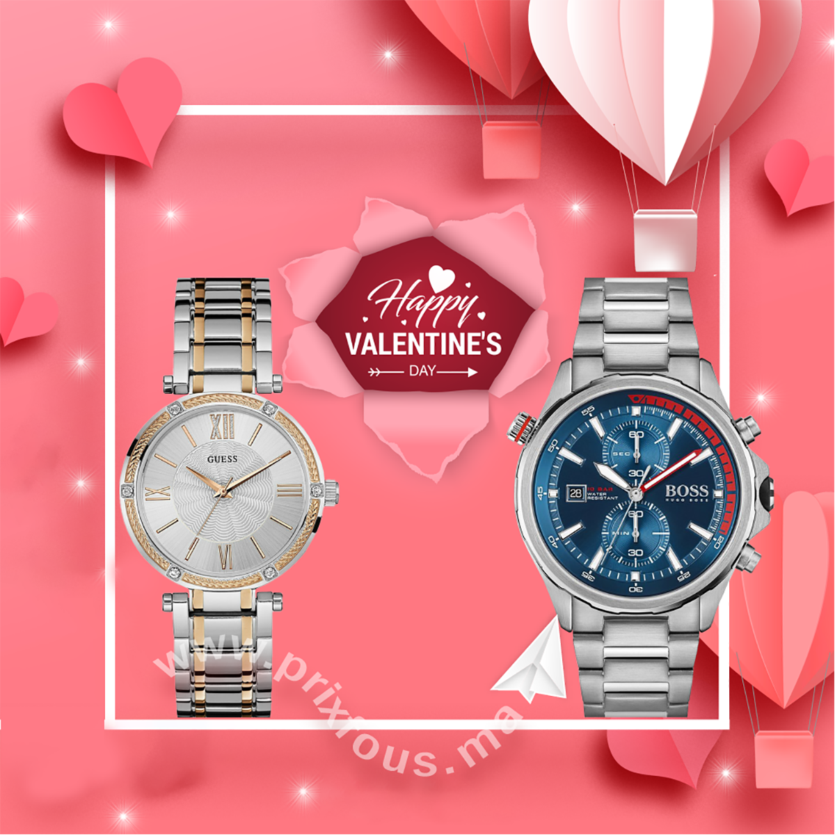 Pack Montres Valentine W0636L1 + 1513823