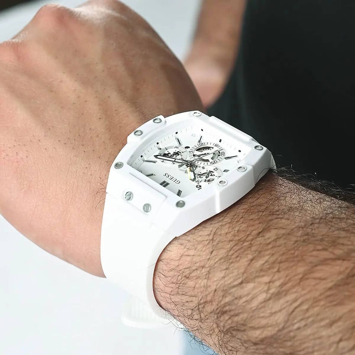 original-gw0203g2-guess-egypt-square-watches-men-white-dial-rubber-strap-quartz-battery-analog-phoenix-7