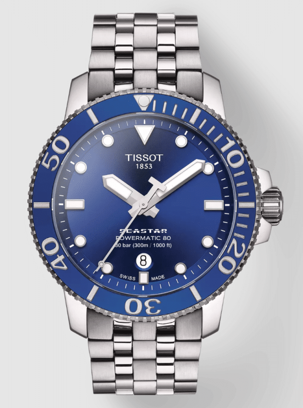 Montre Tissot SEASTAR 1000 POWERMATIC 80 au maroc casablanca marrakech rabat tanger