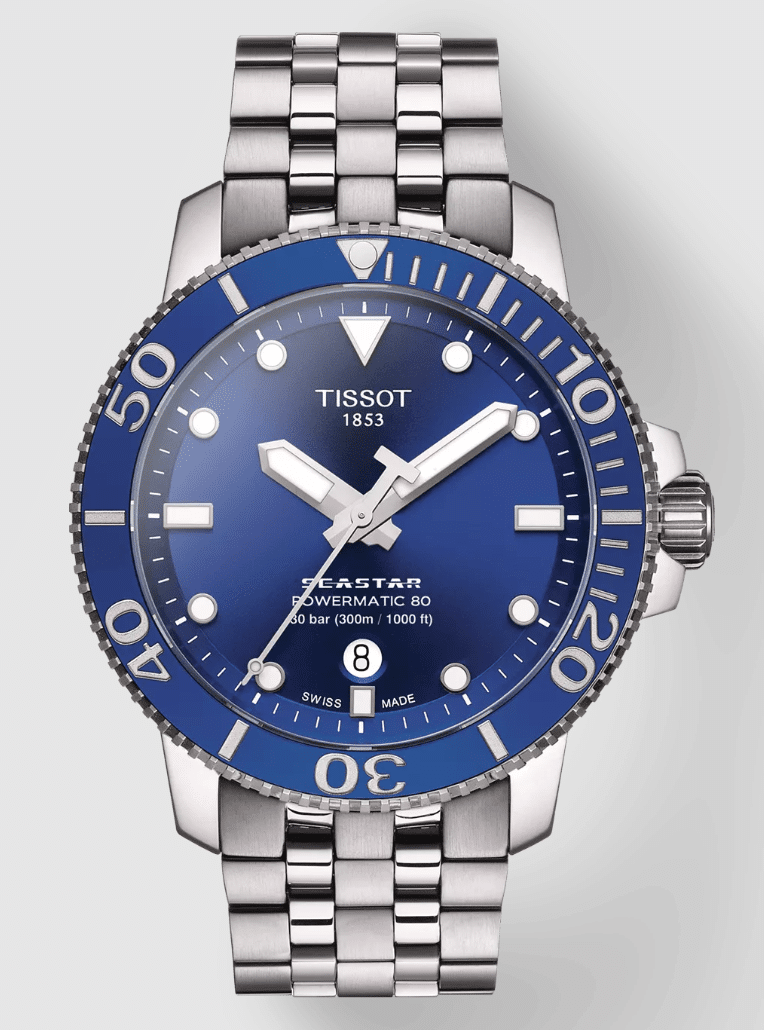 Montre Tissot SEASTAR 1000 POWERMATIC 80 au maroc casablanca marrakech rabat tanger