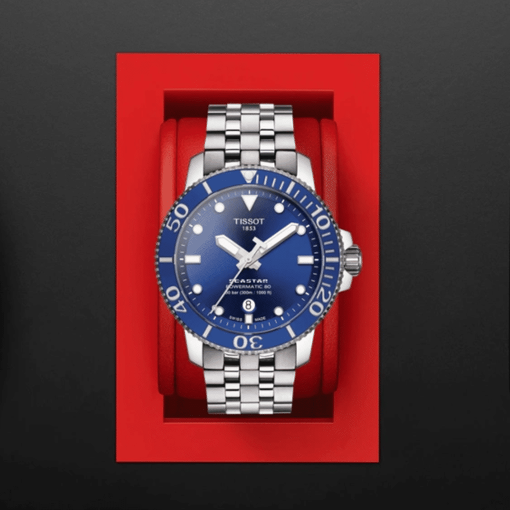 Montre Tissot SEASTAR 1000 POWERMATIC 80 au maroc casablanca marrakech rabat tanger